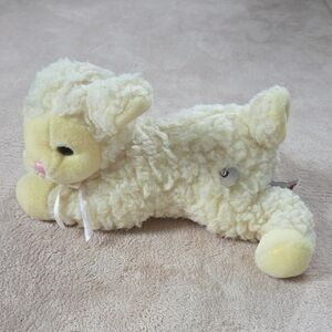 Aurora Ivory Lamb 11" L Musical Wind Up Tune: Jesus Loves Me